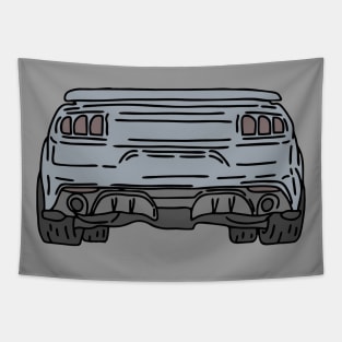 back of a muscle car Tapestry