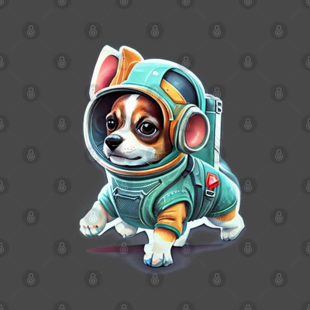 Chi the Chihuahua in space 1 by Dpe1974