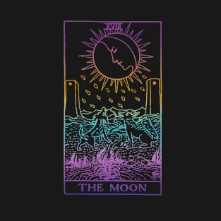 The Moon Tarot Card T-Shirt