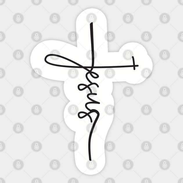 Jesus Cross Christianity - Jesus - Sticker