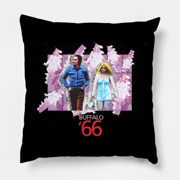 Buffalo 66' Pillow by Exploitation-Vocation