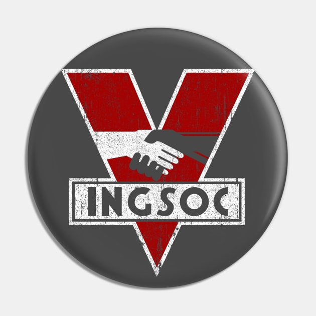INGSOC - 1984 Pin by huckblade