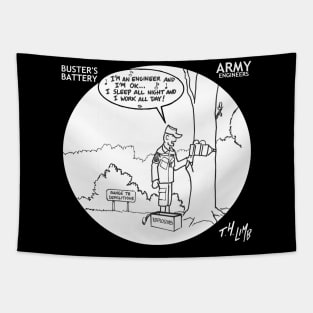 Army Engineers Tapestry