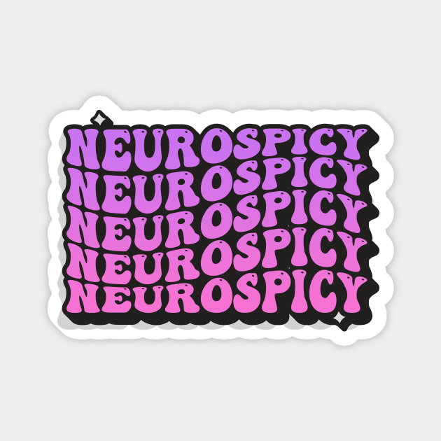 Neurospicy Magnet by ScritchDesigns