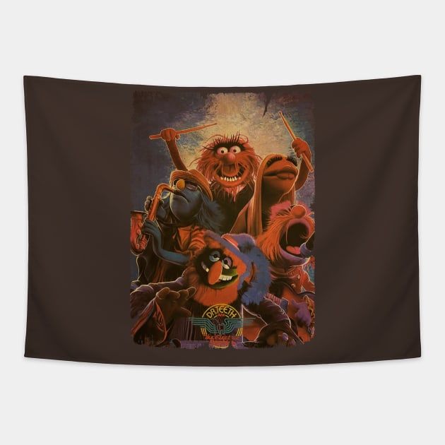 MONEY - THE MUPPETS SHOWS Dr Teeth MAYHEM Tapestry by JigongNumpuk