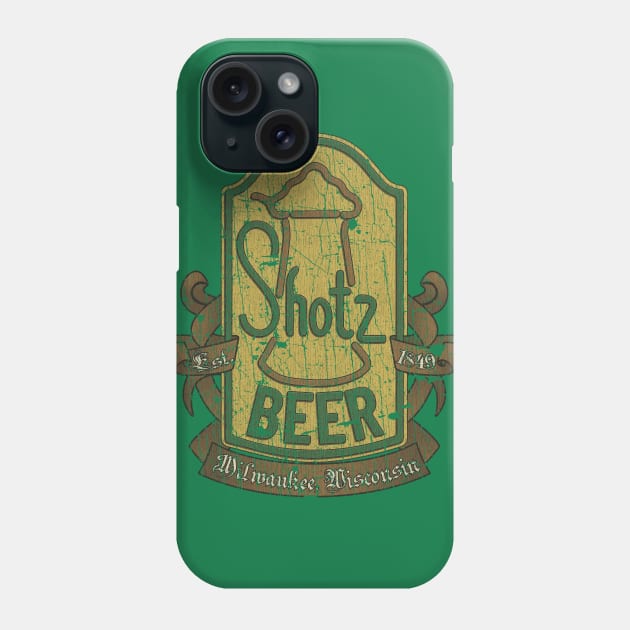 Shotz Beer Milwaukee 1849 Phone Case by JCD666