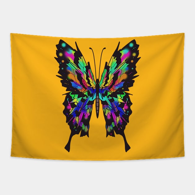 Butterfly Spectrum Tapestry by dreamboxarts