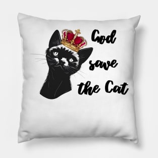 God save the Cat Pillow