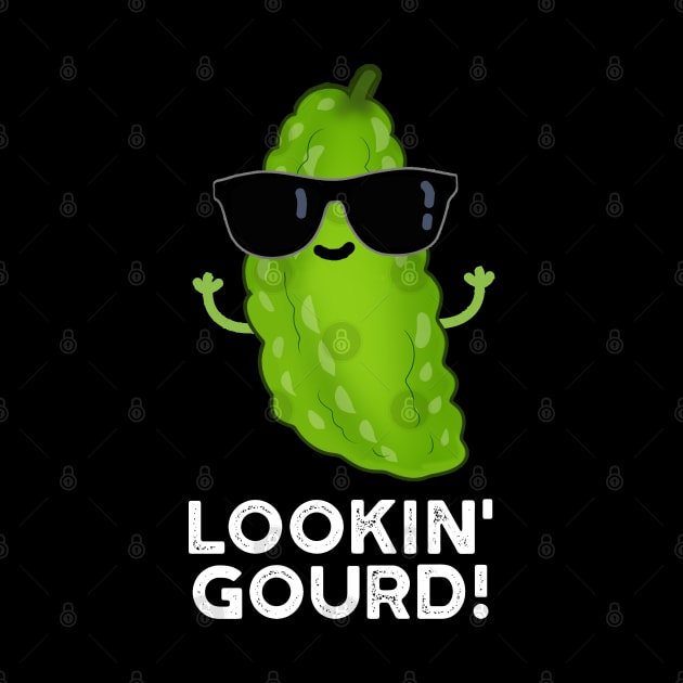 Looking Gourd Cute Cool Veggie Pun by punnybone