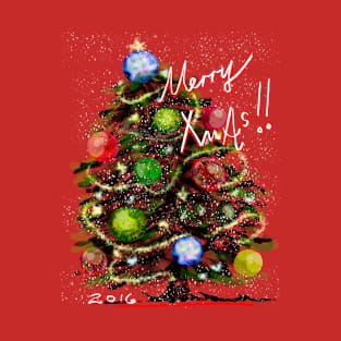 XMas Baubles Tree T-Shirt