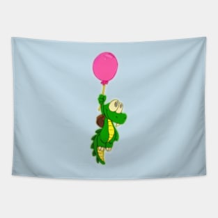 Croc! with his Balloon. Tapestry