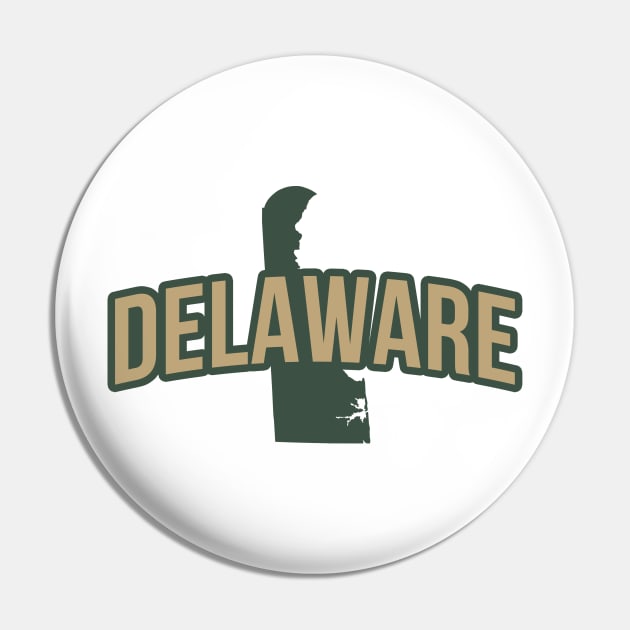 Delaware State Pin by Novel_Designs