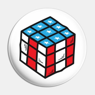 american rubik Pin