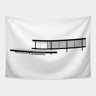 Farnsworth House - Mies van der Rohe Tapestry