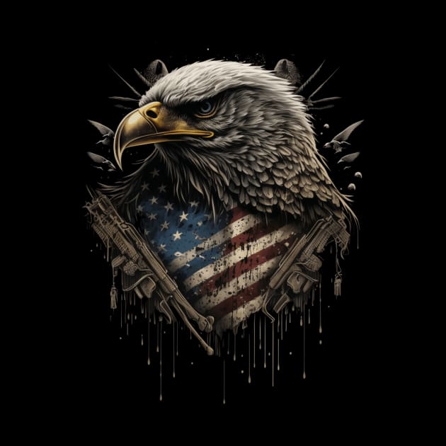 American Army Eagle by Lost Ghost