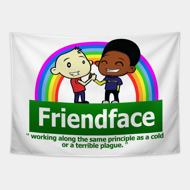 IT Crowd Friendface T-Shirt Tapestry by NerdShizzle