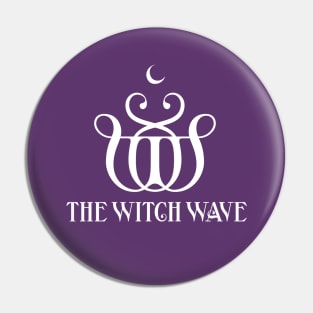 Witch Wave - White Logo + Title Pin