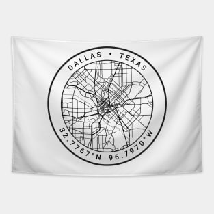 Dallas Map Tapestry