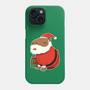 Capybara Christmas Santa Costume Phone Case