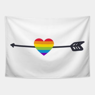 LGTBQ Love Arrow Tapestry