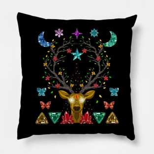 Diamond deer Pillow