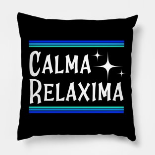 Calma Relaxima Retro Design Pillow