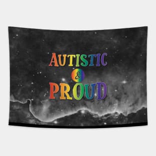 Autistic and Proud: Classic Pride Tapestry