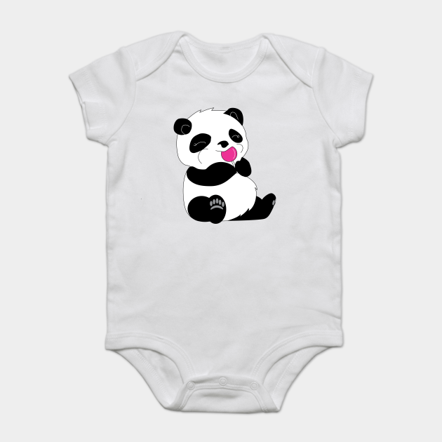 panda onesie baby
