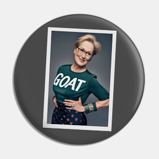 GOAT Meryl greatest actress of all time Pin