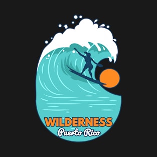 Wilderness Puerto Rico surf girl T-Shirt