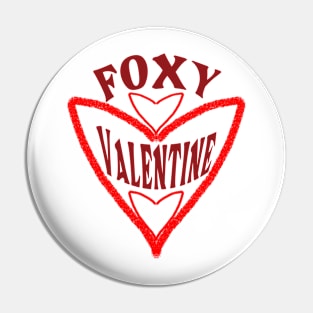 Foxy Valentine Pin