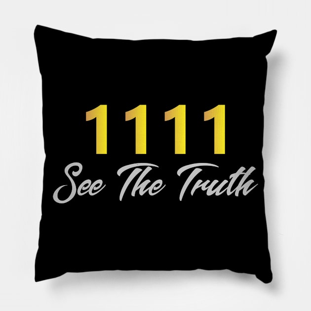 1111 - See The Truth Pillow by TreeOfLove