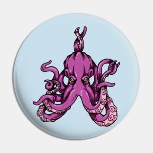 Purple Octopus Pin