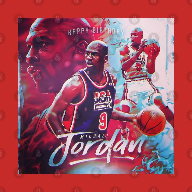 BASKETBALLART - HAPPY BIRTHDAY JORDAN by JORDAN-ART23