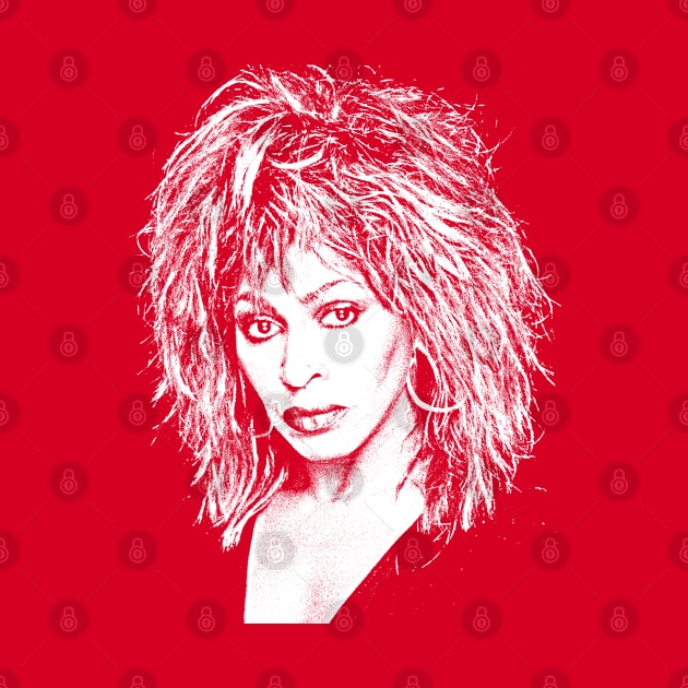 Tina Turner ///// 80s Style Retro Fan Art Design by DankFutura