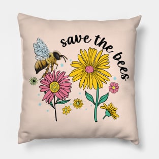 Save The Bees Pillow