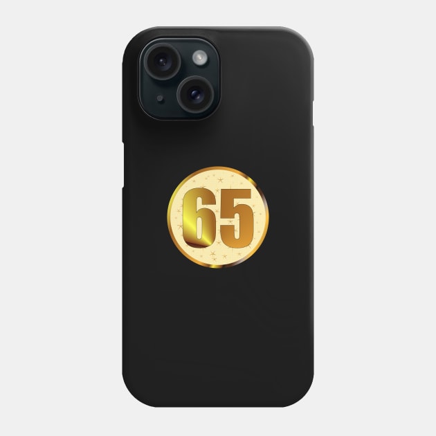 60 s retro vintage Golden Years 65 Phone Case by PlanetMonkey