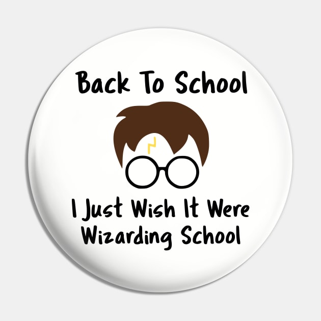 Back To School Wizards Pin by CoastalDesignStudios