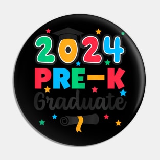 Class 2024 Pre-K Graduate Preschool Graduation Kids Summer Pin