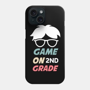 Game on grade 2ND shirt- Back To School-Video Game2nd Grade Level  Video Game Phone Case