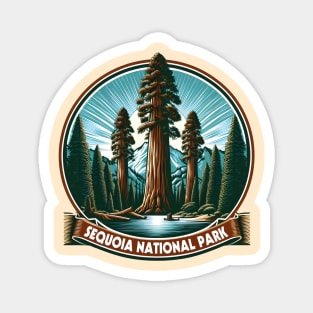 Sequoia National Park - Majestic Redwoods Nature Magnet