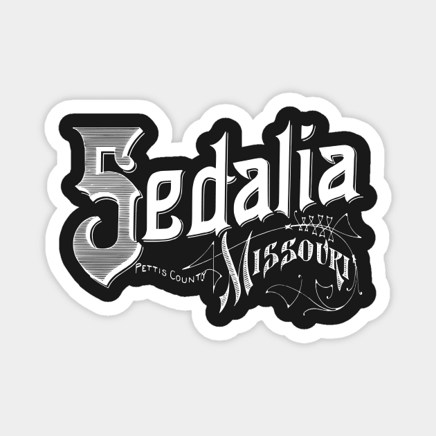 Vintage Sedalia, MO Magnet by DonDota