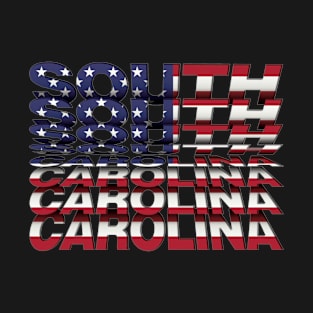 South Carolina Flip Text effect T-Shirt