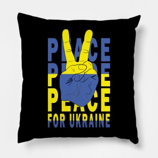 Peace For Ukraine Pillow