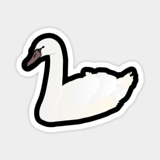 White Swan Magnet