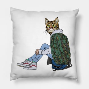 Streetwear Kitty Pillow