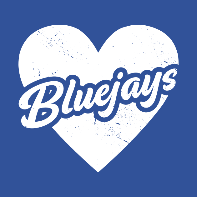 Vintage Blue Jays School Spirit // High School Football Mascot // Go Blue Jays by SLAG_Creative