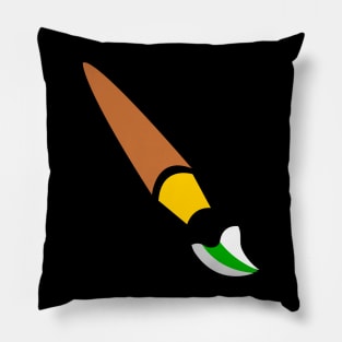 Demiromantic Paintbrush Pillow