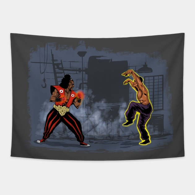 Dragon Kid Tapestry by Zascanauta