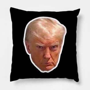 Donald Trump Mugshot Photo Floating Head Pillow